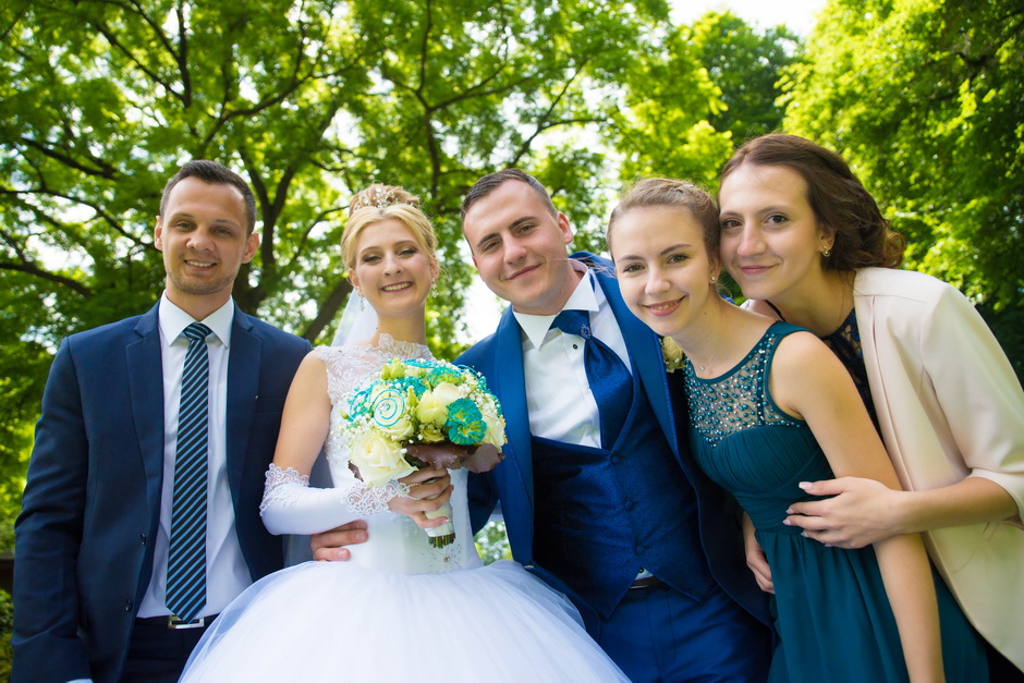 Hochzeit in Regen